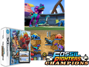 Fossil Fighters Champions (USA) (NDSi Enhanced) Cover